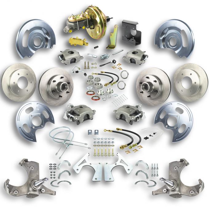Right Stuff 1967-70 GM C10/C15 Truck/Suburban W/2WD, Power 4-Wheel Disc Brake Conversion TDC6756
