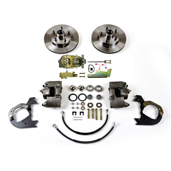 Right Stuff 1955-57 BelAir, Front Manual Disc Brake Conversion for Factory 14" Wheel Setup FSC5514S