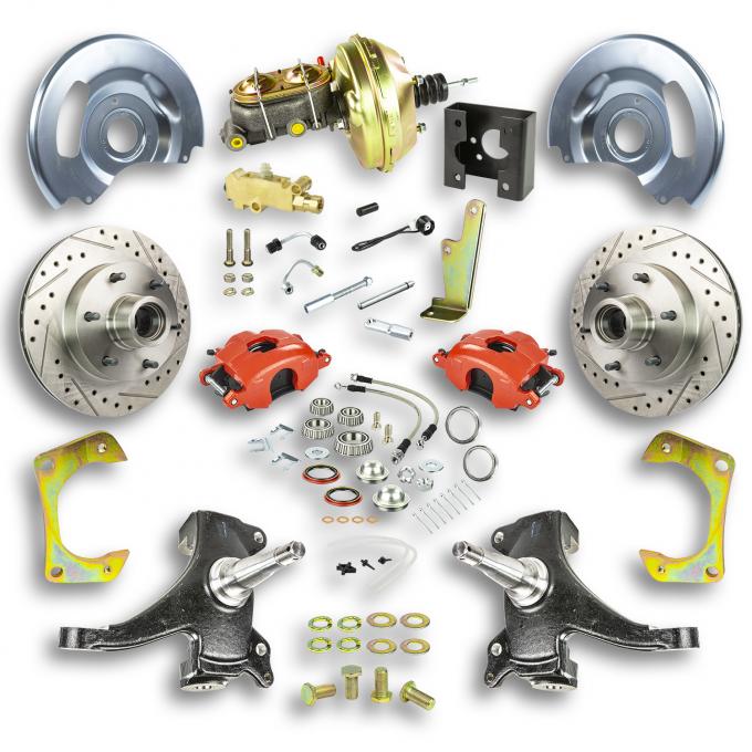 Right Stuff 1963-66 Chevrolet/GMC Truck/Suburban, 2" Drop, Power Front Disc Brake Conversion TDC6326DZ