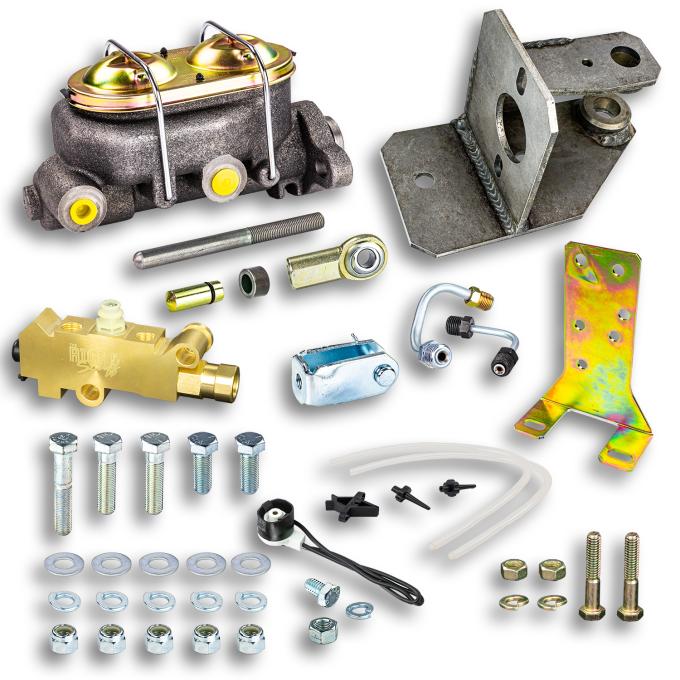 Right Stuff 1-1/8" Bore Disc Brake Master Cylinder & Disc/Drum Combination Valve Kit G570971