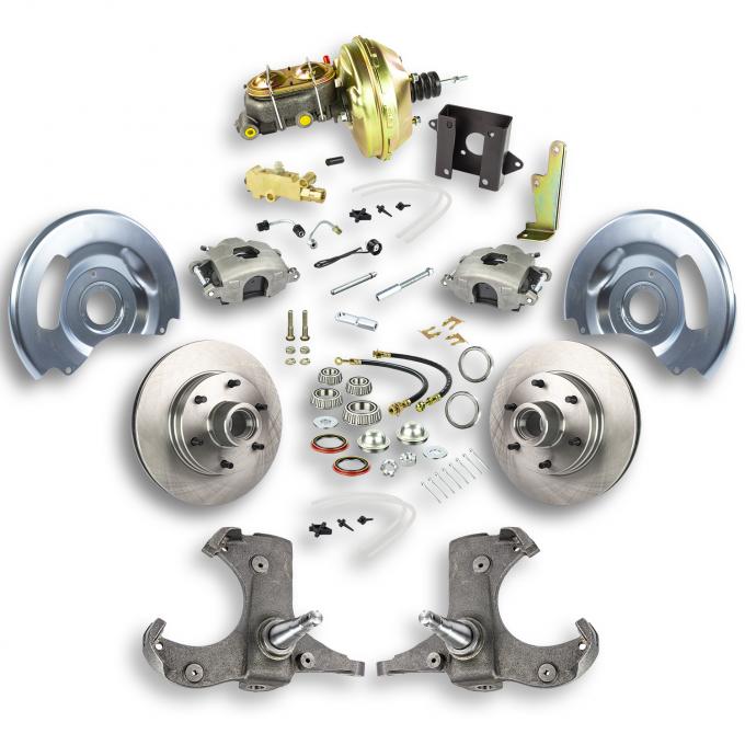 Right Stuff 1960-62 Chevrolet/GMC Truck/Suburban, 6 Lug Power Front Disc Brake Conv Kit TDC6016