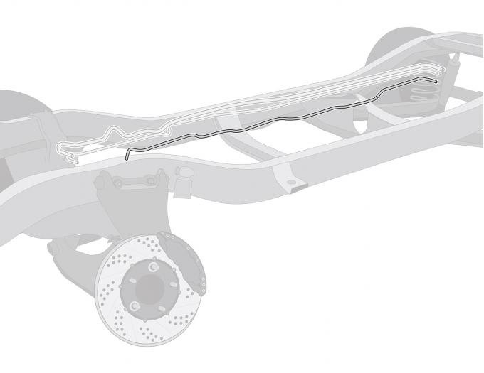 Right Stuff 1981-87 Chevrolet/GMC Truck, Pre-Bent OE Steel Vapor Return Line TGL8303S