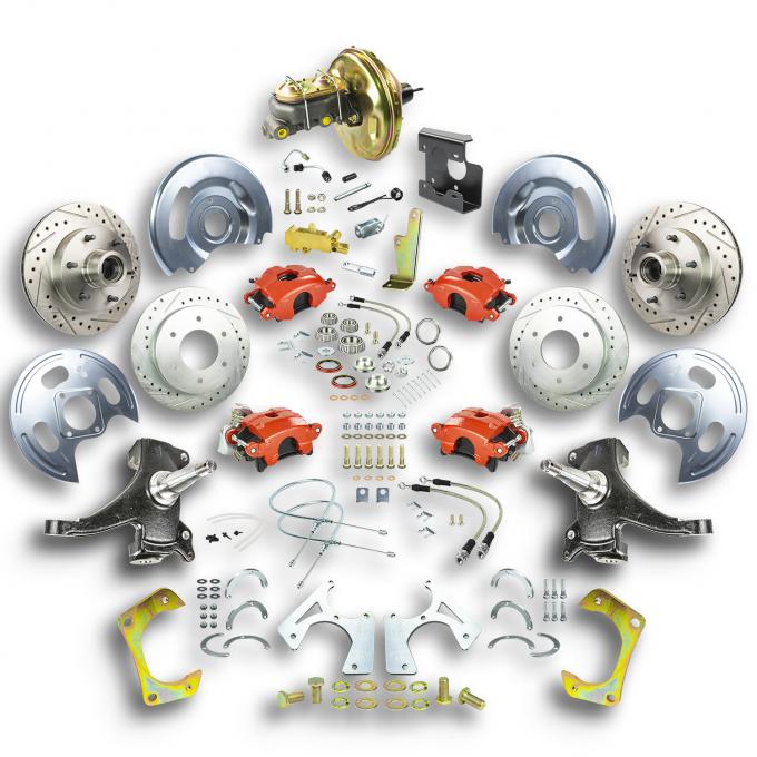 Right Stuff 1967-70 GM C10/C15 Truck/Suburban 2" Drop, Power 4-Wheel Disc Brake Conversion TDC6756DZ