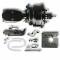 Right Stuff 67-72 Chevrolet, GMC Black Brake Booster and Master, Low Rise Bracket Disc/Drum B86815171