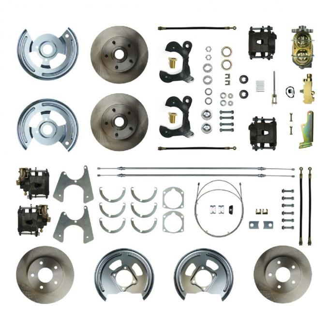 Right Stuff 1955-57 Chevrolet Bel Air, 4-Wheel Manual Disc Brake Conversion FSC554SDC