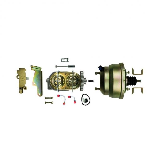 Right Stuff 1955-58 Chevrolet Bel Air/Biscayne, 8" Booster & Mater Cylinder Combination Kit G82310572