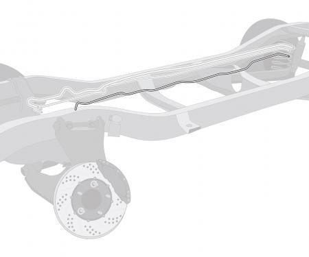 Right Stuff 1981-87 Chevrolet K20 Truck, Pre-Bent Stainless Steel Vapor Return Line TGL8101S