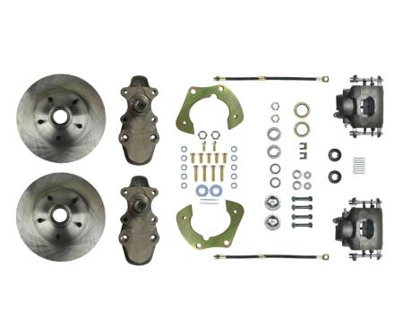 Right Stuff 1955-57 Bel Air/Nomad, 2" Drop, "At The Wheel" Front Disc Brake Conversion FSC55WKD