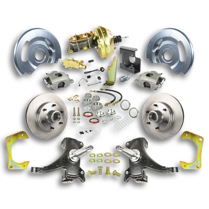 Right Stuff 1967-70 GM C10/C15 Truck/Suburban 2" Drop, Power Front Disc Brake Conversion TDC6726D