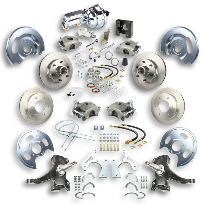 Right Stuff 1963-66 GM C10/C15 Truck/Suburban W/2WD, Power 4-Wheel Disc Brake Conversion TDC6356X
