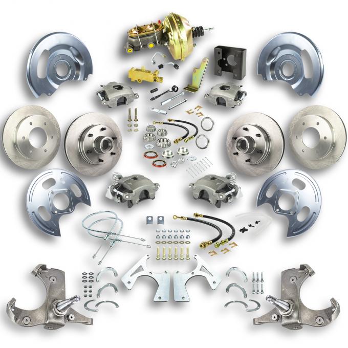 Right Stuff 1963-66 GM C10/C15 Truck/Suburban W/2WD, Power 4-Wheel Disc Brake Conversion Kit TDC6356