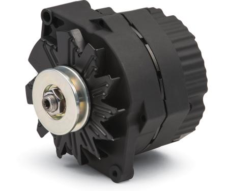 Proform Alternator, 120 AMP, GM 1-Wire Style, V-Belt Pulley, Black Crinkle, 100% New 66448.12N