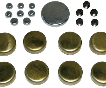 Proform Brass Freeze Plug Kit, For Oldsmobile V8 Engines, All Sizes Needed Included 66559
