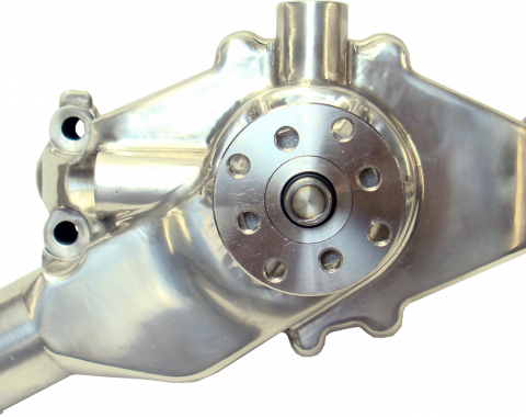 Proform Engine Water Pump, Mechanical Short Style, High Flow Model, Polished, SB Chevy 68244