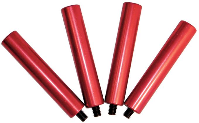 Proform Engine Block and Cylinder Head Handle, For 3/8 Thread Hole, Red Finish, Set of 4 67446