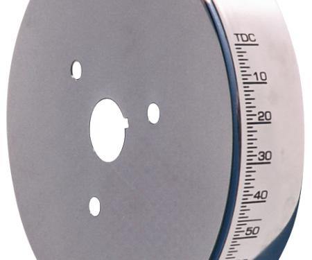 Proform Engine Harmonic Balancer Cover, For SB Chevy using 8 Inch Damper, Chrome 66518CC