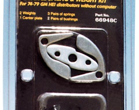 Proform Engine Distributor Advance Curve Kit, Fits GM HEI Distributor, 3 Sets of Springs 66948C