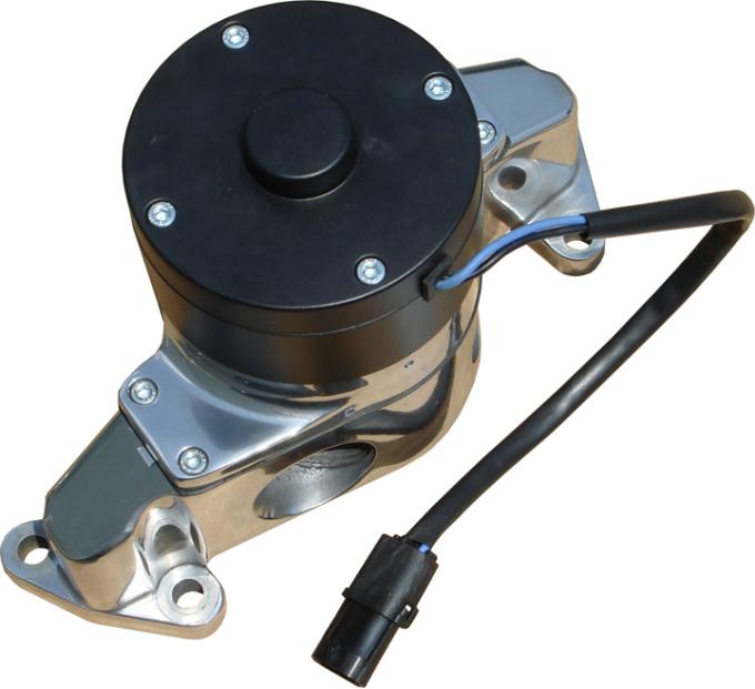Proform Electric Engine Water Pump, Aluminum, Polished Finish, Fits SB Ford Engines 68220P