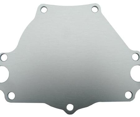 Proform Water Pump Backing Plate, SB Mopar Engines, Billet Aluminum, Natural Finish 66237