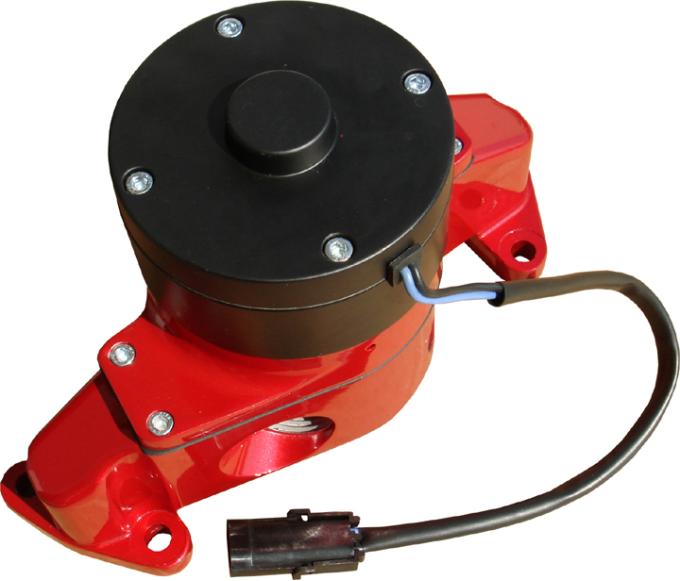Proform Electric Engine Water Pump, Aluminum, Red Powder Coat, Fits SB Ford Engines 68220R