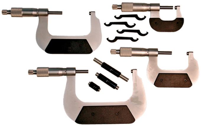 Proform Micrometer, 0 to 4 Inch Range, .0001 Increments, Carrying Case Included 67437