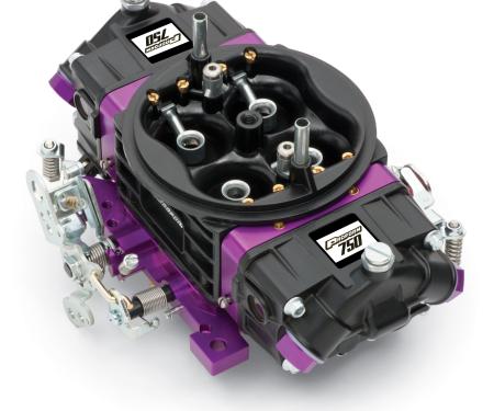 Proform Black Race Series Carburetor, 750 CFM, Mechanical Secondary, Black & Purple 67302