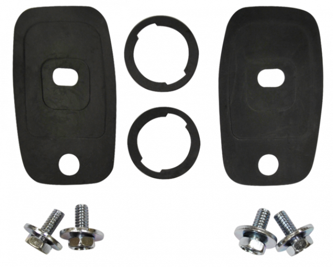 Key Parts '67-'72 Exterior Door Handle Gasket Set 0849-357