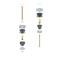 AMD Cab to Frame Mount Kit, 1/2 Ton 2wd, 28 pcs, 67-72 Chevy GMC C10 C15 Pickup Truck 427-4067-21S