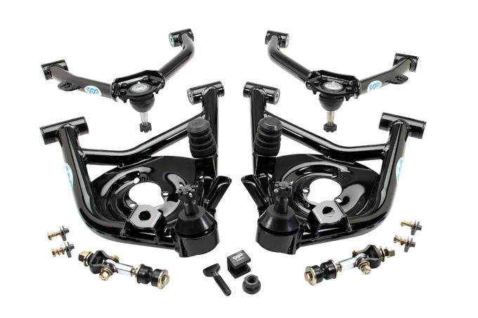 Classic Performance Totally Tubular Upper and Lower Control Arms, 1988-1998 C1500 8898TCA-ULK-B
