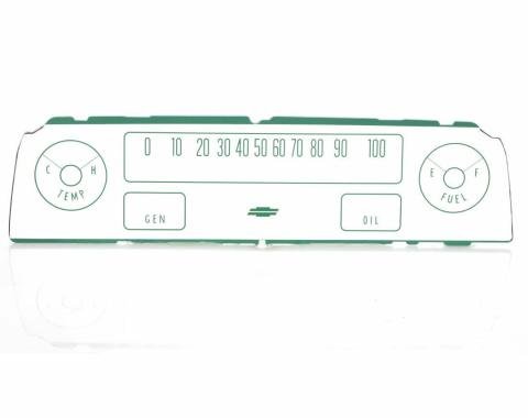 AMD Instrument Cluster Lens, 64-66 Chevy CK Truck X474-4064-1A