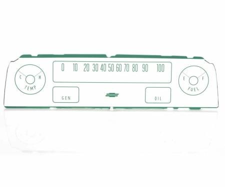 AMD Instrument Cluster Lens, 64-66 Chevy CK Truck X474-4064-1A