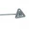 Dennis Carpenter Sun Visor Arm and Bracket - Left - Plain - 1960-65 Ford Falcon & Fairlane C0DB-6404145-A