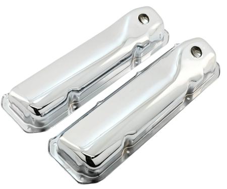 CFR Performance Steel Valve Covers Fits 1969-1982 Ford SB 351C-351M-400M-Boss 302 - Smooth - 1 Hole HZ-9295