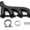 CFR Performance Cast Iron Exhaust Manifold - Driver Side - V-Band Clamp - 2002-2012 Chevy LS HZ-9981