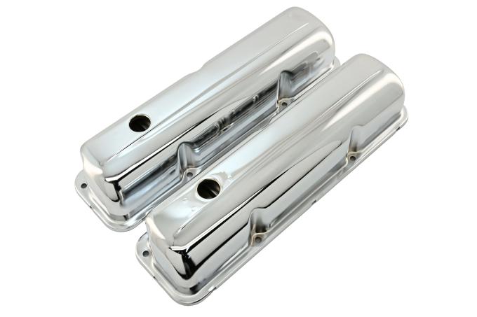 CFR Performance Steel Valve Covers Fits 1957-1976 Ford FE 352-390-406-427-428 - Smooth - 1 Hole HZ-9296