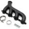 CFR Performance Cast Iron Exhaust Manifold - Driver Side - V-Band Clamp - 2002-2012 Chevy LS HZ-9981