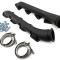 CFR Performance Cast Iron Low Profile V-Band Exhaust Manifolds 2003-Up 5.7L/6.1L/6.2L/6.4L Dodge/Mopar Gen III HEMI Engines HZ-9966