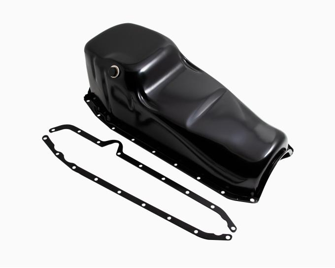 CFR Performance Steel Oil Pan - Fits 1980-1985 Chevy SB 283-350 - Racing W/ Windage Tray & Reinforced Rails HZ-7208