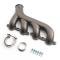 CFR Performance Cast Iron Exhaust Manifold - Driver Side - V-Band Clamp - 2002-2012 Chevy LS HZ-9981