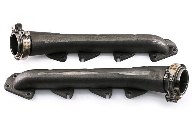 CFR Performance Cast Iron Low Profile V-Band Exhaust Manifolds 2003-Up 5.7L/6.1L/6.2L/6.4L Dodge/Mopar Gen III HEMI Engines HZ-9966