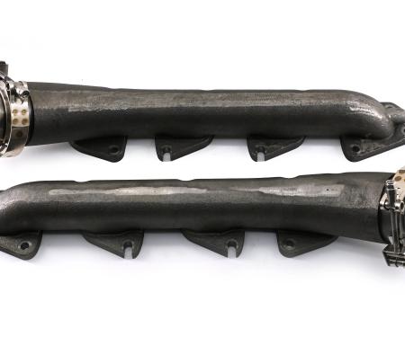 CFR Performance Cast Iron Low Profile V-Band Exhaust Manifolds 2003-Up 5.7L/6.1L/6.2L/6.4L Dodge/Mopar Gen III HEMI Engines HZ-9966