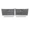 AMD Front Door Panels, Black, Pair, 81-91 Chevy GMC CK Truck Blazer Jimmy Suburban 542-4081-P