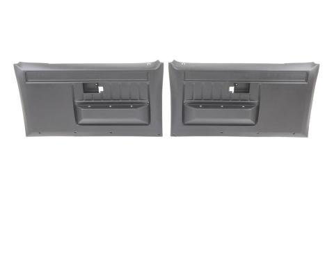 AMD Front Door Panels, Black, Pair, 81-91 Chevy GMC CK Truck Blazer Jimmy Suburban 542-4081-P