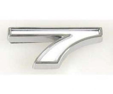 Trim Parts Generic Number, “7”, White 5186G