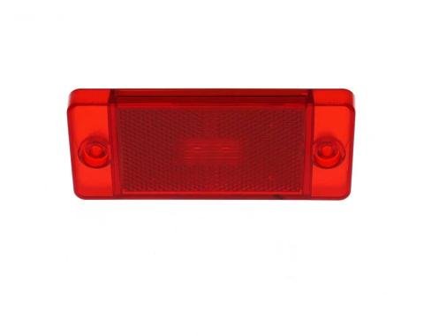 AMD Rear Side Marker Lens, Red, 8 Red LED, LH or RH, 70-72 F100 F250 F350 70-77 Bronco X740-4670-D