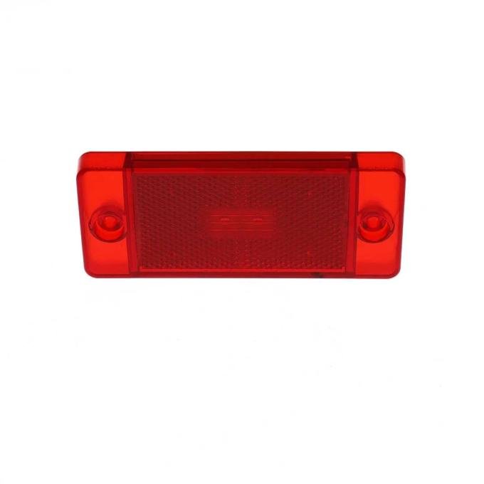 AMD Rear Side Marker Lens, Red, 8 Red LED, LH or RH, 70-72 F100 F250 F350 70-77 Bronco X740-4670-D