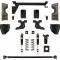 Detroit Speed QUADRALink Suspension Kit Bolt-In Axle Brackets 73-87 C10 Truck Non-Adj Shocks 041750