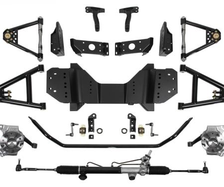 Detroit Speed 73-87 C10 SpeedMAX Front Suspension System Non-Adjustable Shocks 550 lb/in Springs SBC Brackets 032082