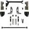 Detroit Speed QUADRALink Suspension Kit Weld-In Axle Brackets 73-87 C10 Truck Double Adj Shocks w/Remote 041751-R