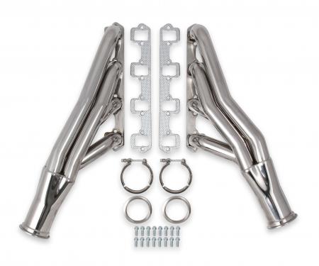 FlowTech Small Block Ford Turbo Headers, Polished 304 Stainless Steel 12168FLT